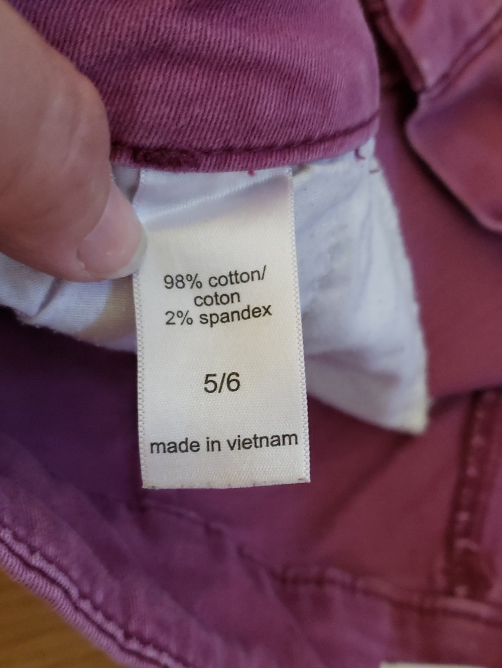 Maurices Purple/Pink Chino Women’s Shorts - Picture 5 of 7